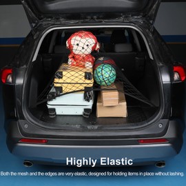 Birbenben fit for 2019-2024 Toyota RAV4 Floor Style Trunk Cargo Net, Trunk Organizers and Storage- Luggage Nets for Crossover for RAV-4 RAV 4 2020 2021 2022 2023 2025 Accessories