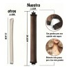 6pzs Curly Ondas En Cabello Rizos Sin Calor Tubogorro Satin