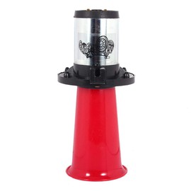 KIMISS 12V 110DB Car Truck Vintage Old Horn Siren AHH-OOO-GAH OOGA(Silver) (Red)