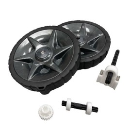 DPM Heavy-Duty Pro Upgrade Kit for Pentair Rebel Model 360275 Inground Swimming Pool Cleaner | Kit Includes 2 Wheels 2 Tires 2 Wheel Hubs Left & Right Drive Assembly