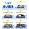Made4pet Dog Bed Orthopedic, Dog Sofa for Small Dogs Supportive