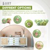 Eleet Handpainted Designer Ceramic Knobs - Pack of 12 Green