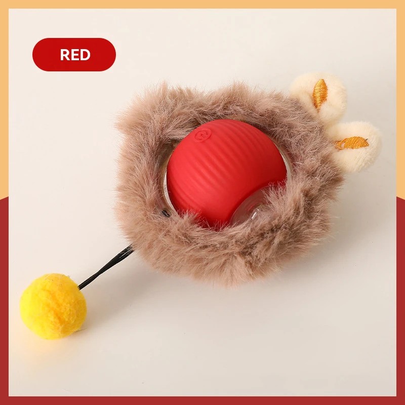 Interactive Rolling Ball Cat Toy for Playtime – Smart Automatic