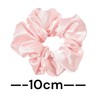 Satin Hair Scrunchies - Set of 4 Pale Pink