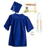 Jostens Graduation Cap And Gown Package Medium Royal Blue