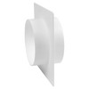 HVAC OV 4" inch Plastic Straight or Flexible Pipe Flange