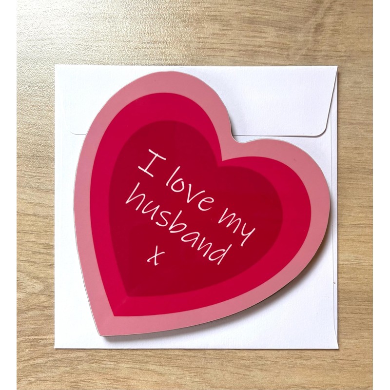 Romantic Love Message on Novelty Heart Shaped Coaster - Unique