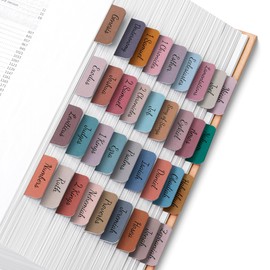 Mr. Pen- Bible Tabs, 75 Tabs, Vintage, Laminated Bible Tabs for Women and Men, Bible Tabs for Study Bible, Bible Index Tabs, Bible Book Tabs, Bible Labels Tabs, Mr Pen Bible Tabs