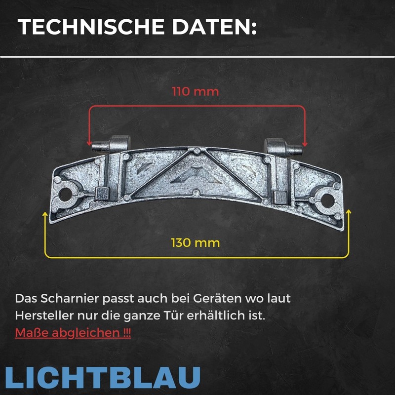 LICHTBLAU Door Hinge Metal Hinge 171269 Window Hinge for Porthole