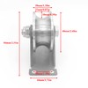 3in Stainless Steel Sliding Gate Wheels U Groove Track Roller