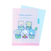 Sunstar Stationery 772974 Cheerful Cham Clear File, A5, 3P, Retro,