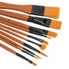 Oil Paint Brush Set Hand Tempered Ergonomic Handle Paint Brush