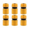 TOPWAYS 6 pack Hose End Quick Connect fitting 1/2" Hose