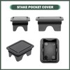TXWWXT Bed Rail Stake Pocket Covers Fit for Dodge RAM