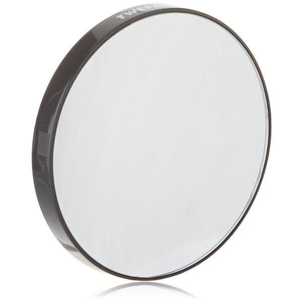 Tweezerman Professional 12X Magnifying Mirror Attaches To Any Smooth Surface