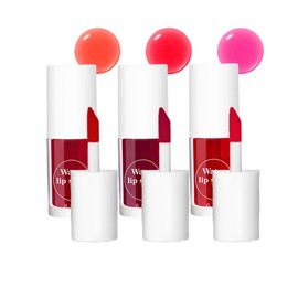 Kpeuuef 3 Colors Lip Tint Stain,Non-Stick Lip Gloss Long-Lasting Waterproof Lip & Cheek Lip Stain High Pigment Moisturizing Mini Liquid Lipstick for Women(1#+2#+3#)