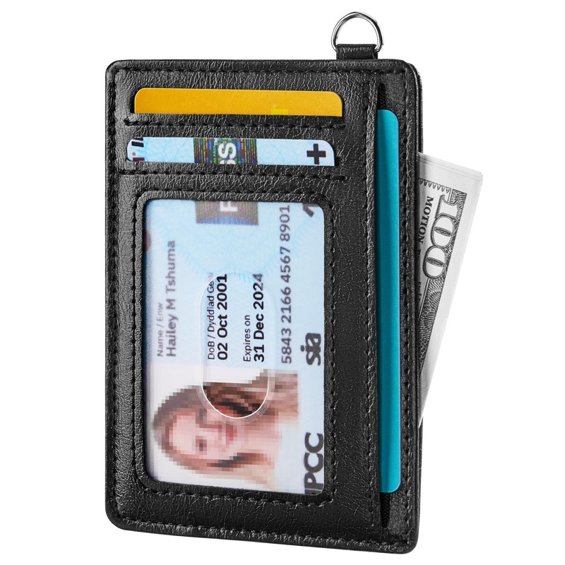Mayski Slim Minimalist Wallet, Front Pocket Wallets, RFID Blocking, Credit