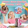 Electronic Piggy Bank for Kids Safe 2025, Pink Money Savings