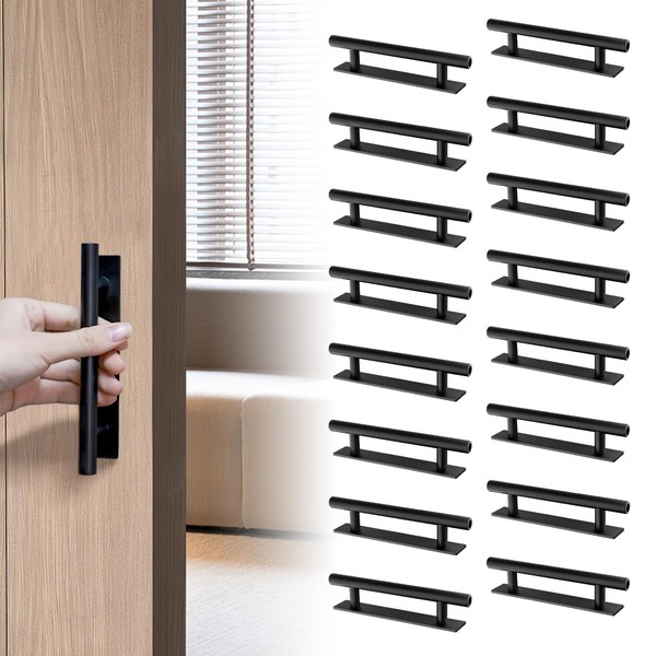 Bagentry 8 Packs Adhesive Cabinet Handles Self Stick Drawer, ABS