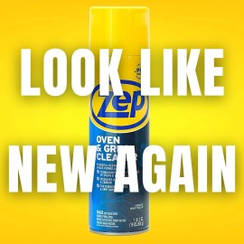 Zep Heavy-Duty Oven & Grill Cleaner Spray – Industrial Strength Degreaser, 19 oz