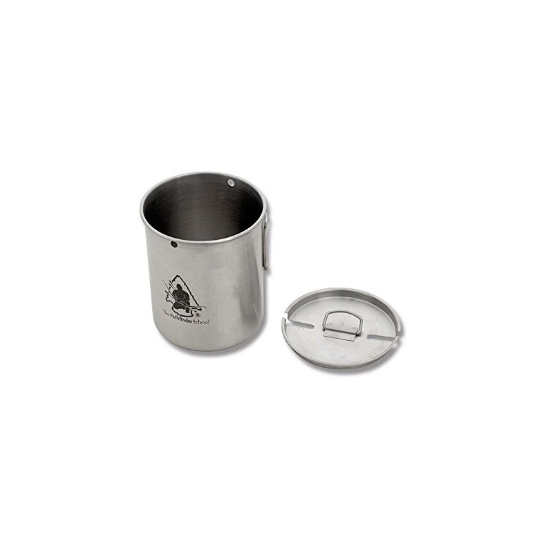 Pathfinder Stainless Steel Cup & Lid Set 700ml