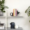 Balvi Bookend Hidden Cat Colour black Cat shaped Support for