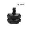 Camera Hot Shoe Mount to 1/4"-20 Tripod Screw Adapter,Flash Shoe