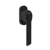 SCHÜCO Window handle with push button, black, window handle with