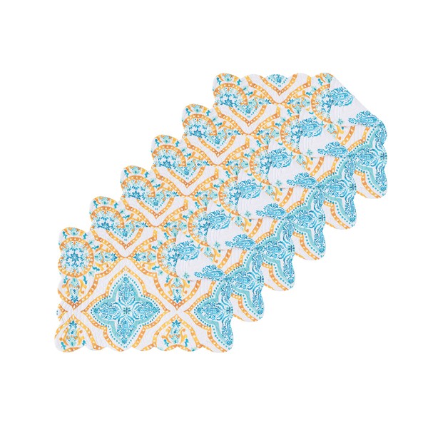 C&F Home Terrace Medallion 13" X 19" Placemat Set of