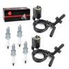 MOTO1988 Ignition Coil Pack & Spark Plug + Cap For