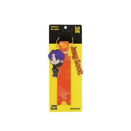 [BIGHIT MUSIC] ROYCHE TinyTAN Butter Acrylic Key Ring (With Strap) (JUNG KOOK) ACRYLIC KEYRING Butter Ver., Multicolor