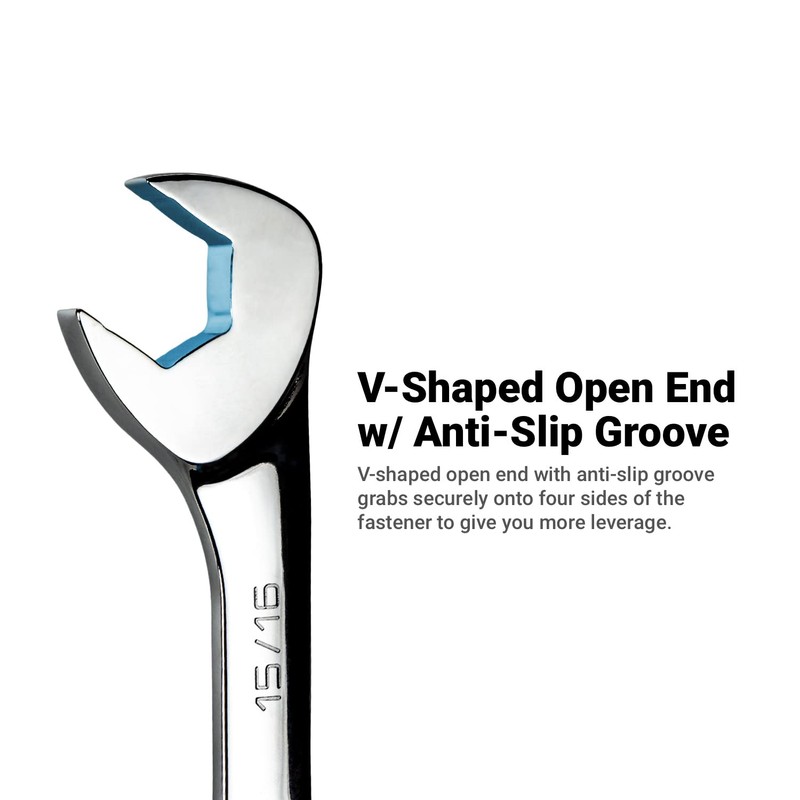 Capri Tools 3/4 in. Angle Open End Wrench, 30° and