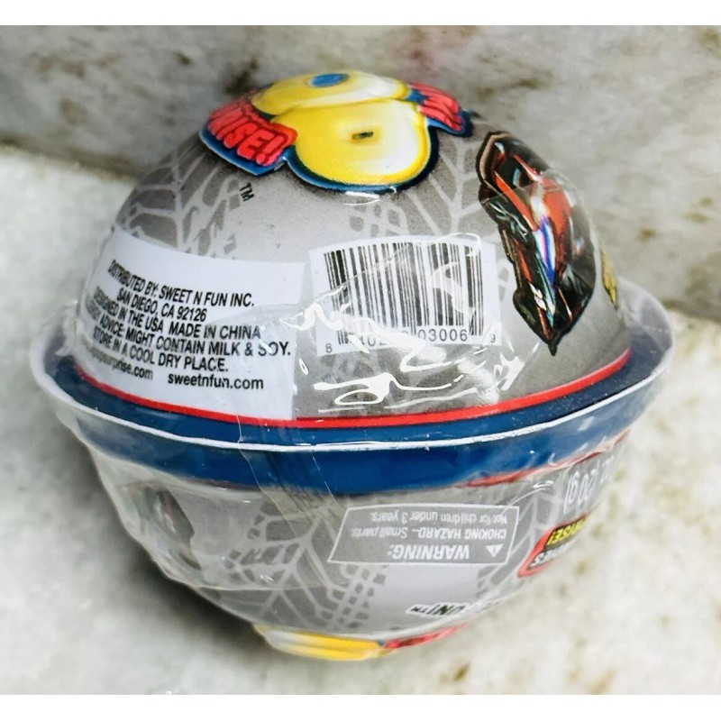 BALL 1 GUMMI POP SURPRISE REVEAL MOTORZ TOY & CANDY
