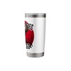 Malefic Evolution: The Twisted Skull Stainless Steel Insulated Tumbler