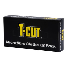 T-Cut Microfibre Cloths, Reusable, Washable Car Cleaning Cloths, Lint Free, (Pack of 12)