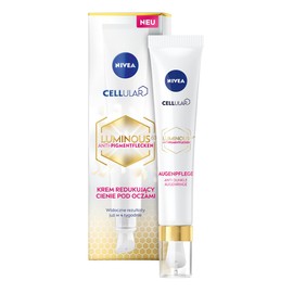 NIVEA NIVEA Cellular Luminous 630 Anti-Pigment Spots Eye Care (15 ml), Anti-Age Eye Cream Against Dark Circles, Moisturising Eye Cream with Hyaluronic and Caffeine