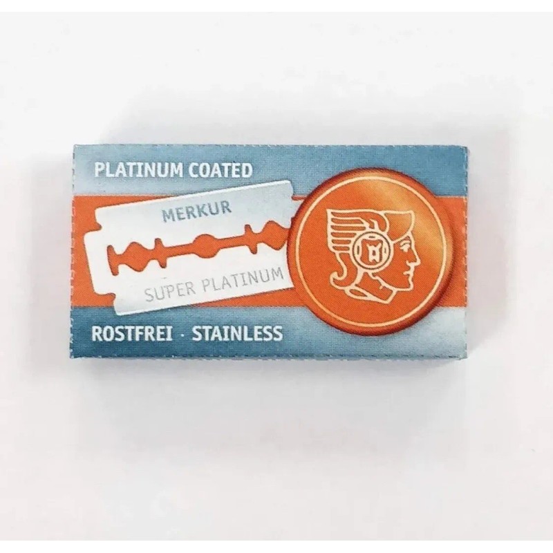 Merkur Platinum Double Edge Razor Shaving Blades For Safety Razors