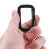 Ahvqevn Mountaineering Button, D-Shaped Spring Buckle, Multifunctional Square Carabiner, Aluminum