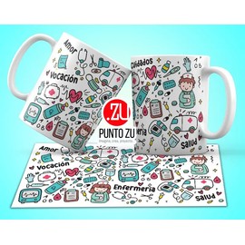 15 Tazas Enfermería Enfermeros Punto Zu