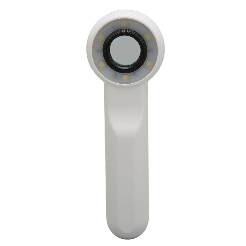 30X Handheld Magnifier 3 Levels Brightness Adjustment Touch Control LED