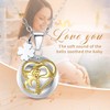 EUDORA Harmony Ball Angel Caller Pregnancy Women Necklace Clover Charm