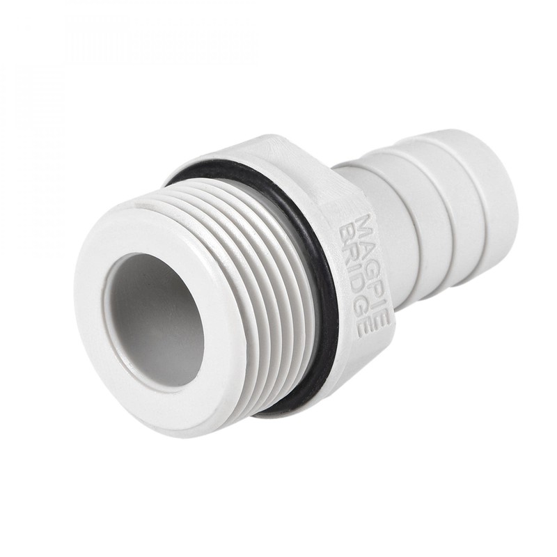 sourcing map PVC Barb Hose Fitting Connector Adapter 12mm or