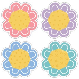 Garden Flowers Classic Accents Variety Pack by Trend, 36 ct. of Creative tagboard Decorative Cutout Pieces