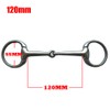 SagaSave Stainless Steel Pony Dedicated Snaffle Bit Horse Ring Hollow