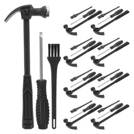 UPKOCH 9 Sets Black Excavation Set for Children Fossils Excavation Tool Set for Children Small Brush Chisel Hammer Learning Toy Rock Geography Set Gemstones Dinosaur Digging Tools