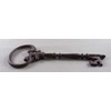 Iron Decorative Skeleton Key, Brown, Size No Size