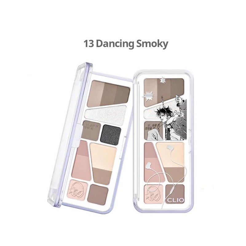 CLIO Palette + Lip + Eye Glitter Set 3items [LUCKY