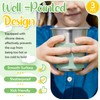 Stainless Steel Kids Cups with Silicone Sleeves, 8oz Metal Tumbler