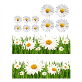 Daisy Flower Decal Sticker Skin for Slow Cooker (3-5 Quart, Print)