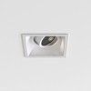 Astro Minima Slimline Square Adjustable Fire-Rated Indoor Downlight (Matt White),
